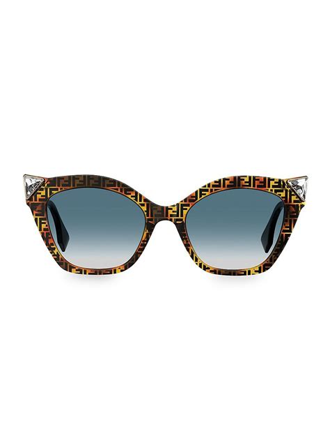 fendi havana sunglasses 5227|Fendi round 52mm sunglasses.